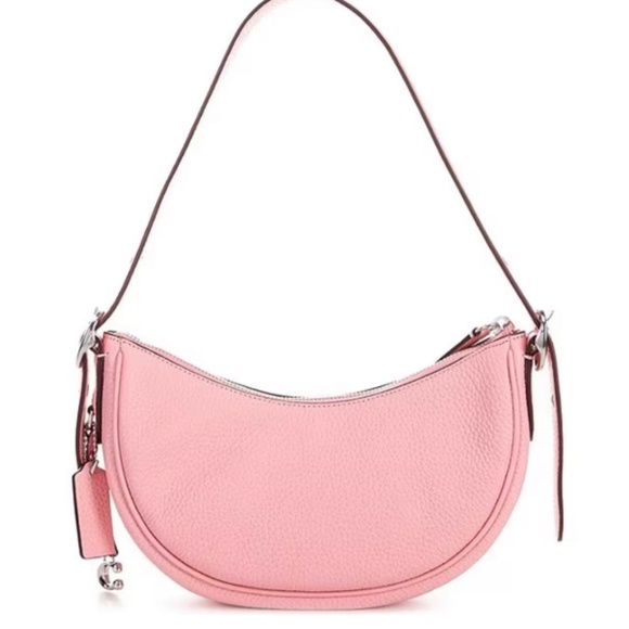 NWT COACH Luna Shoulder bag Pink Leather Purse Handbag - Picture 3 of 8